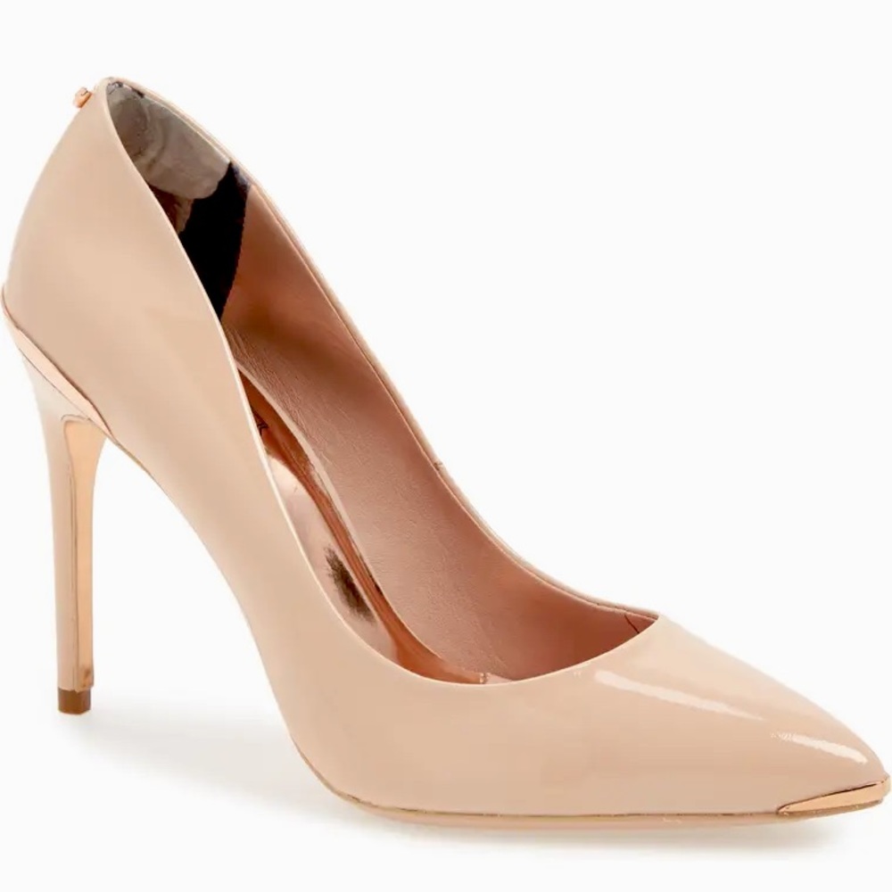 NEW TedBaker IZIBELA Nude Heels Sz 9.5 (40)